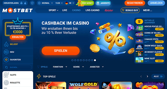 Offizielle Mostbet-Website